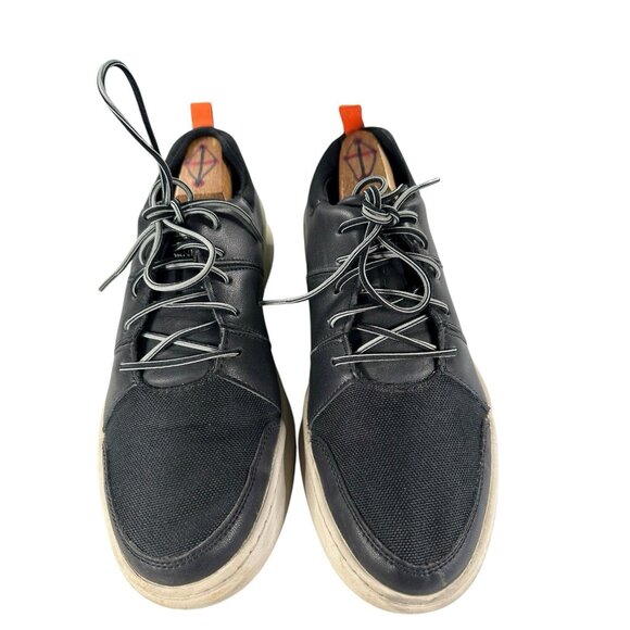 Skechers Relaxed Fit Memory Foam Mens Size 10 M Black Tie Casual Comfort Shoes - Picture 2 of 9